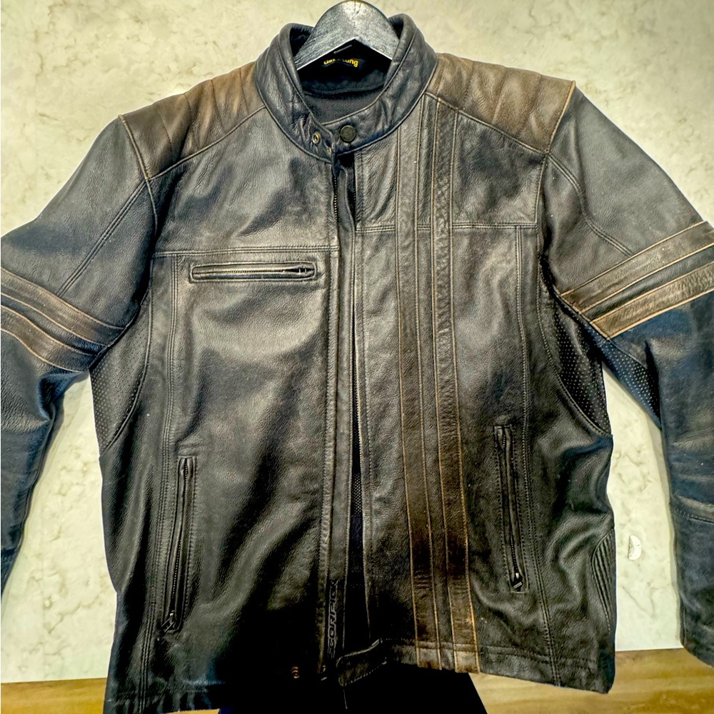 Scorpion leather jacket